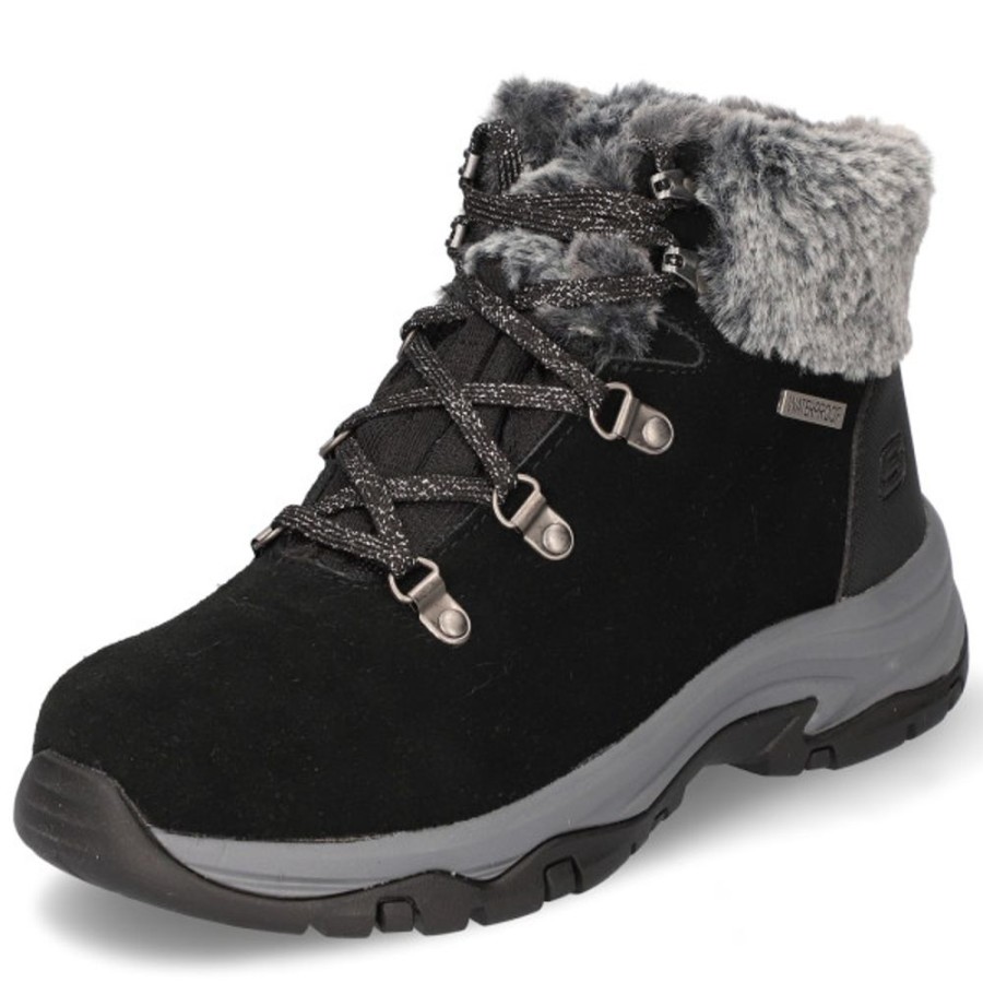 Damen Skechers Stiefeletten | Skechers Schnurboots Trego Falls Finest