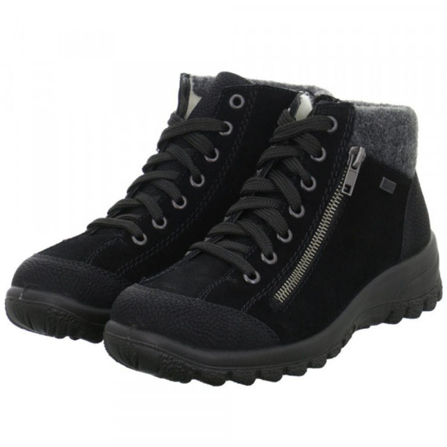 Damen Rieker Stiefel | Rieker Boots Schwarz