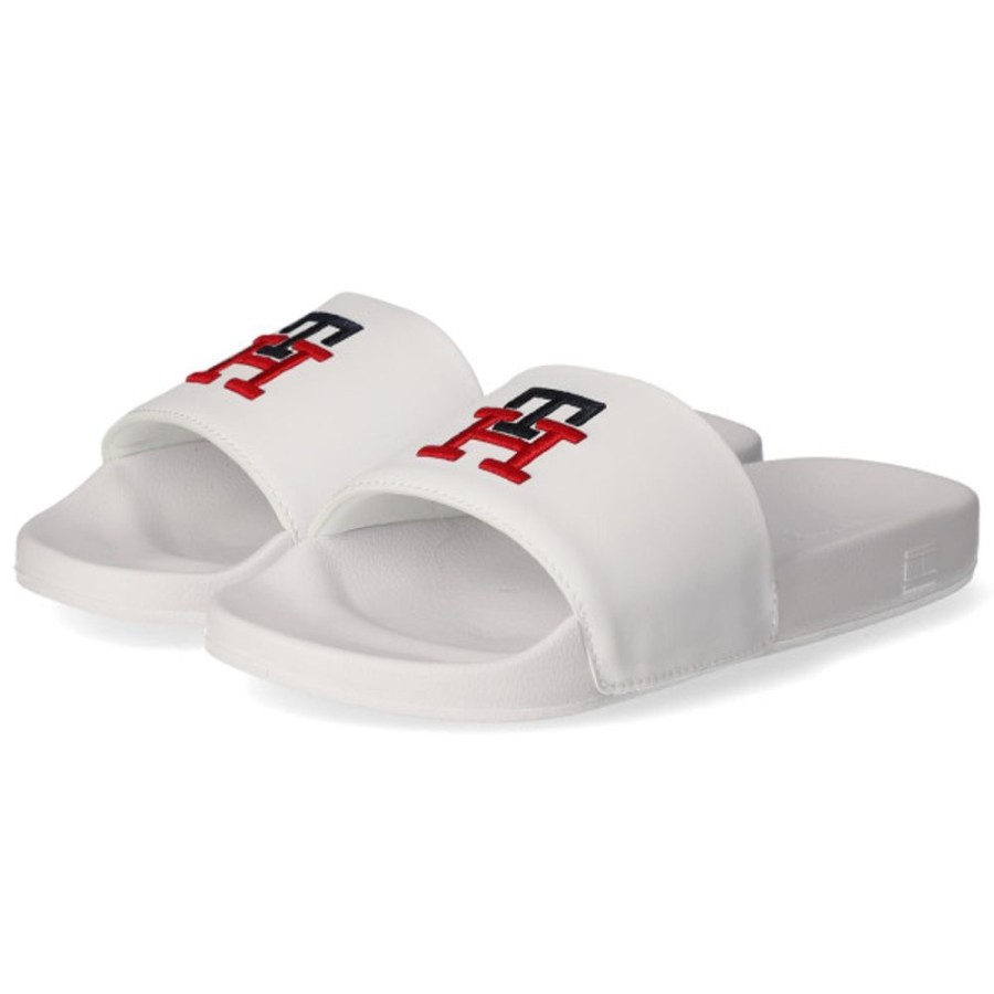 Damen Tommy Hilfiger Pantoletten | Tommy Hilfiger Badelatschen Essential Slide