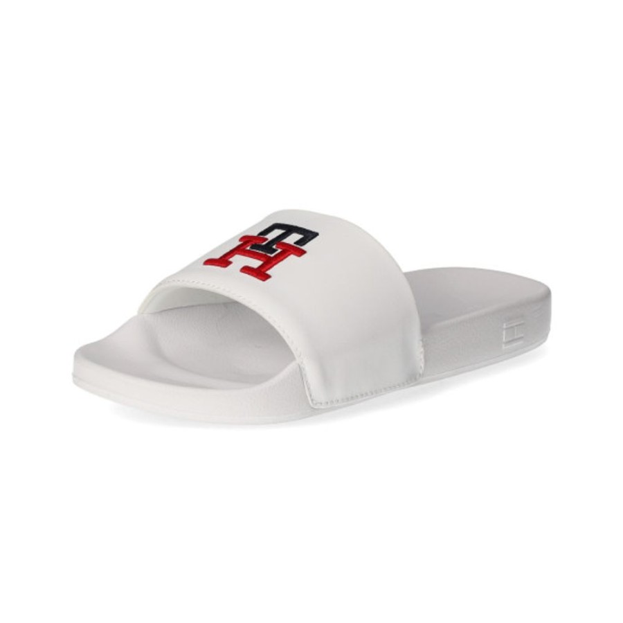 Damen Tommy Hilfiger Pantoletten | Tommy Hilfiger Badelatschen Essential Slide