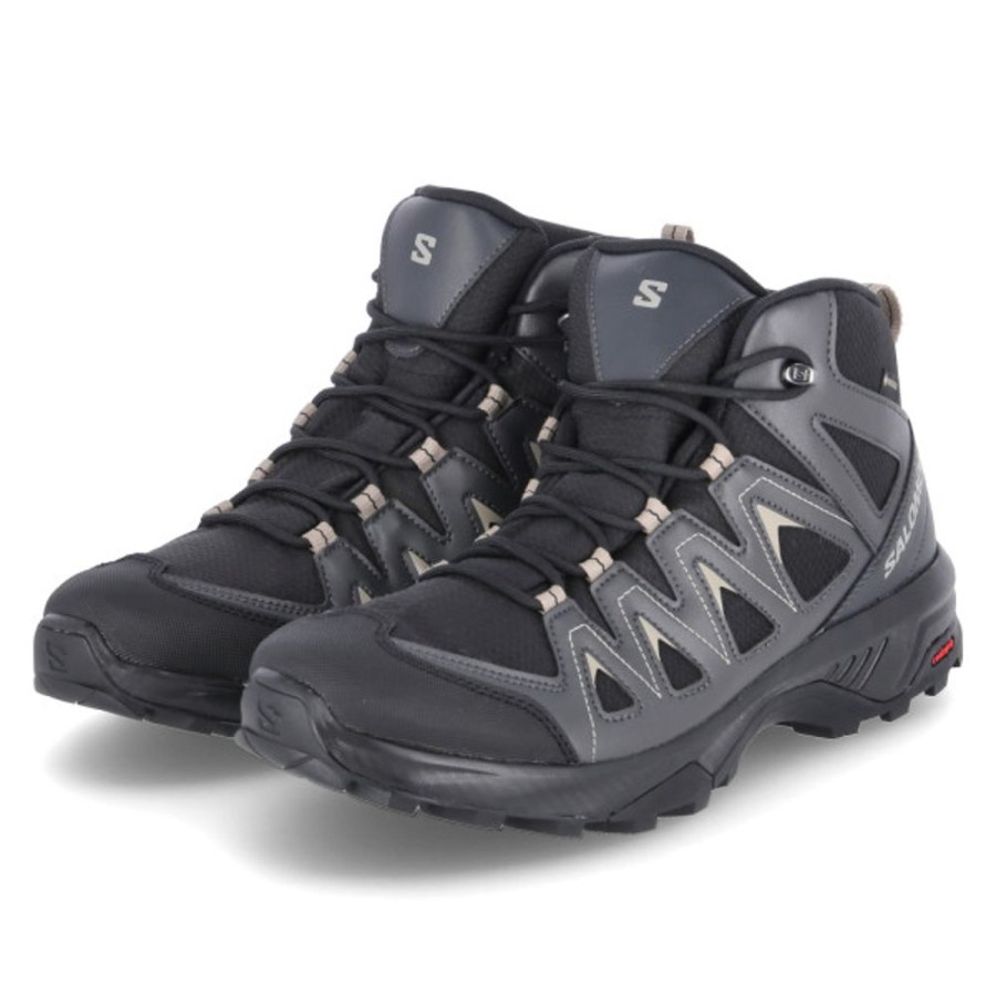 Herren Salomon Outdoorschuhe | Salomon Wanderschuhe X Braze Mid Gtx