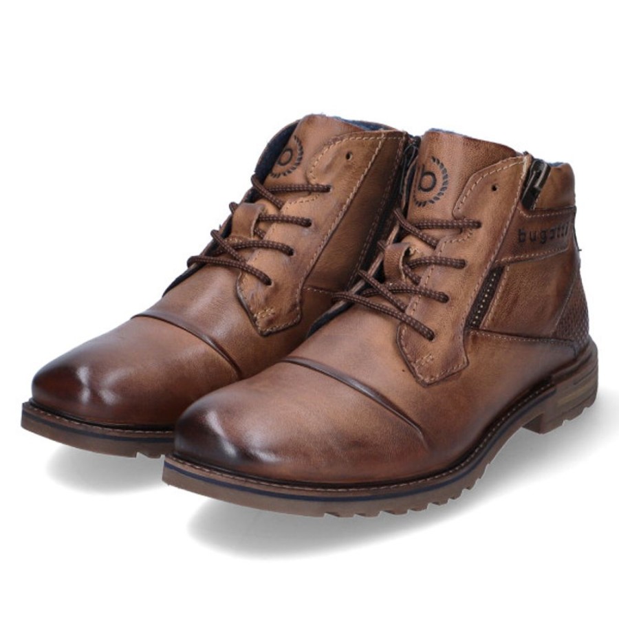 Herren Bugatti Stiefel & Boots | Bugatti Schnurboots Vittore