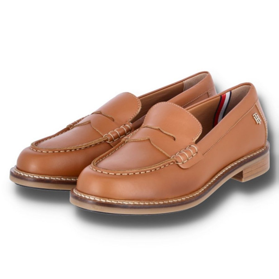 Damen Tommy Hilfiger Slipper | Tommy Hilfiger Th Preppy Flat Loafer