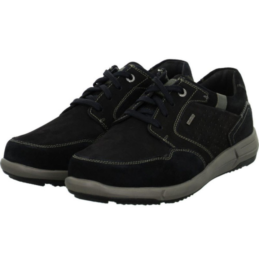 Herren Josef Seibel Halbschuhe | Josef Seibel Sneaker Low Enrico 51 Schwarz