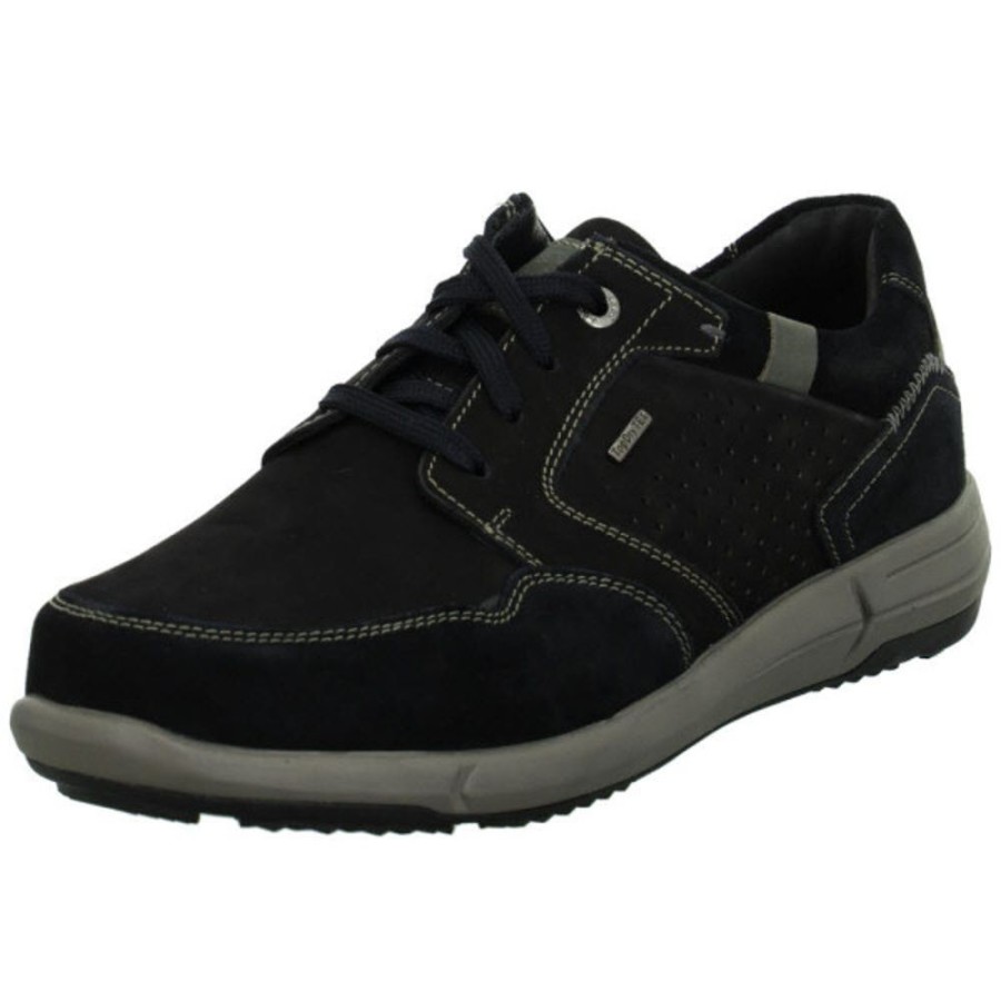 Herren Josef Seibel Halbschuhe | Josef Seibel Sneaker Low Enrico 51 Schwarz