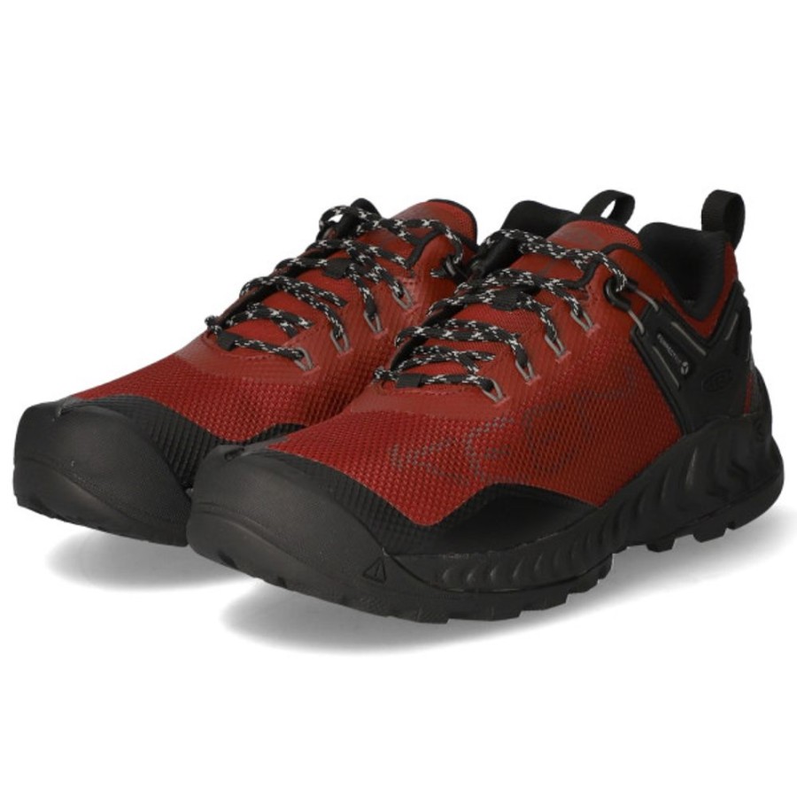 Herren Keen Halbschuhe | Keen Schnurschuhe Nxis Evo Wp