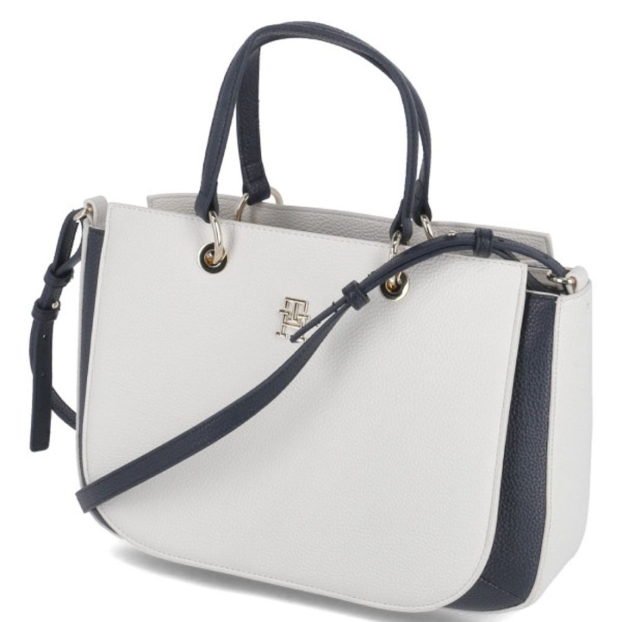 Damen Tommy Hilfiger Handtaschen | Tommy Hilfiger Satchel Th Emblem