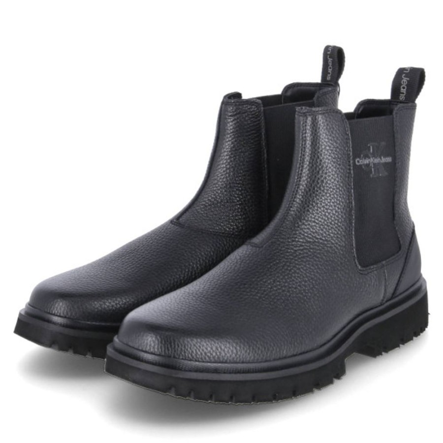 Herren Calvin Klein Jeans Stiefel & Boots | Calvin Klein Jeans Chelsea Boots Eva Mid Lth