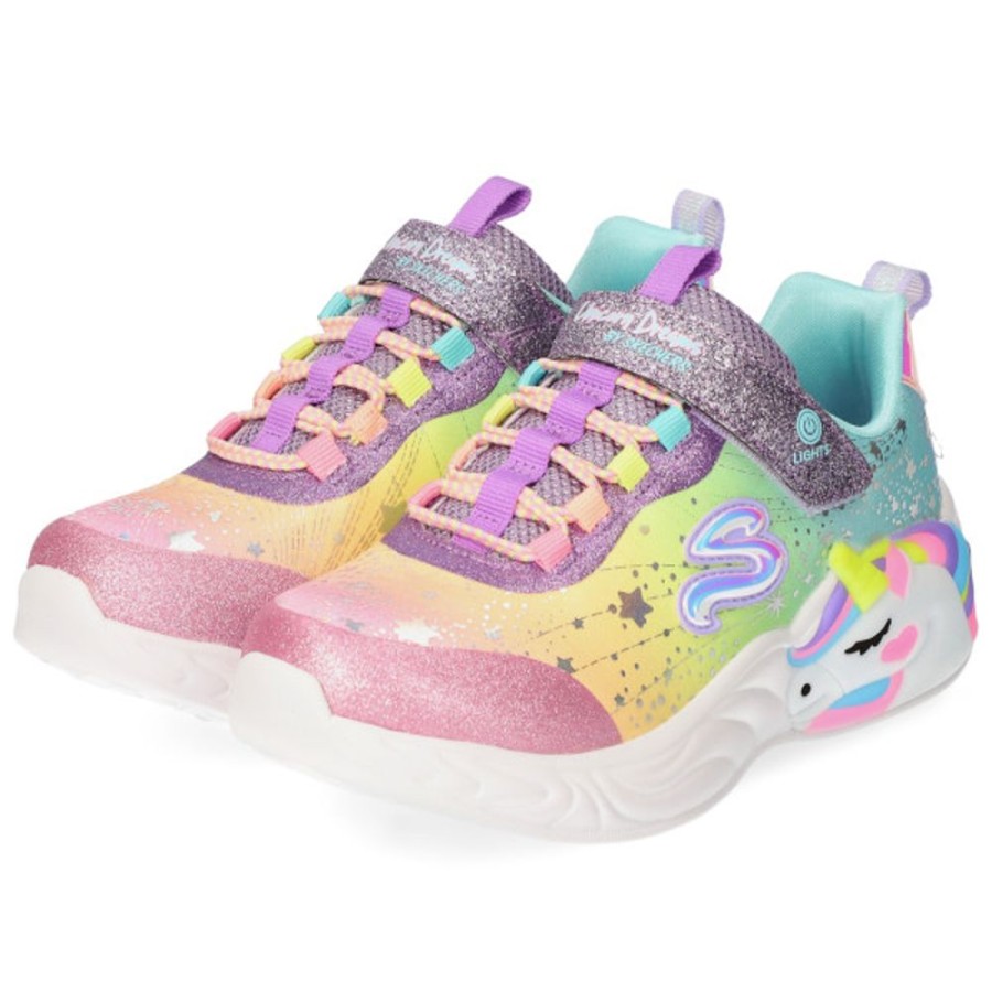 Kinder Skechers Halbschuhe | Skechers Sneaker Low Unicorn Dreams