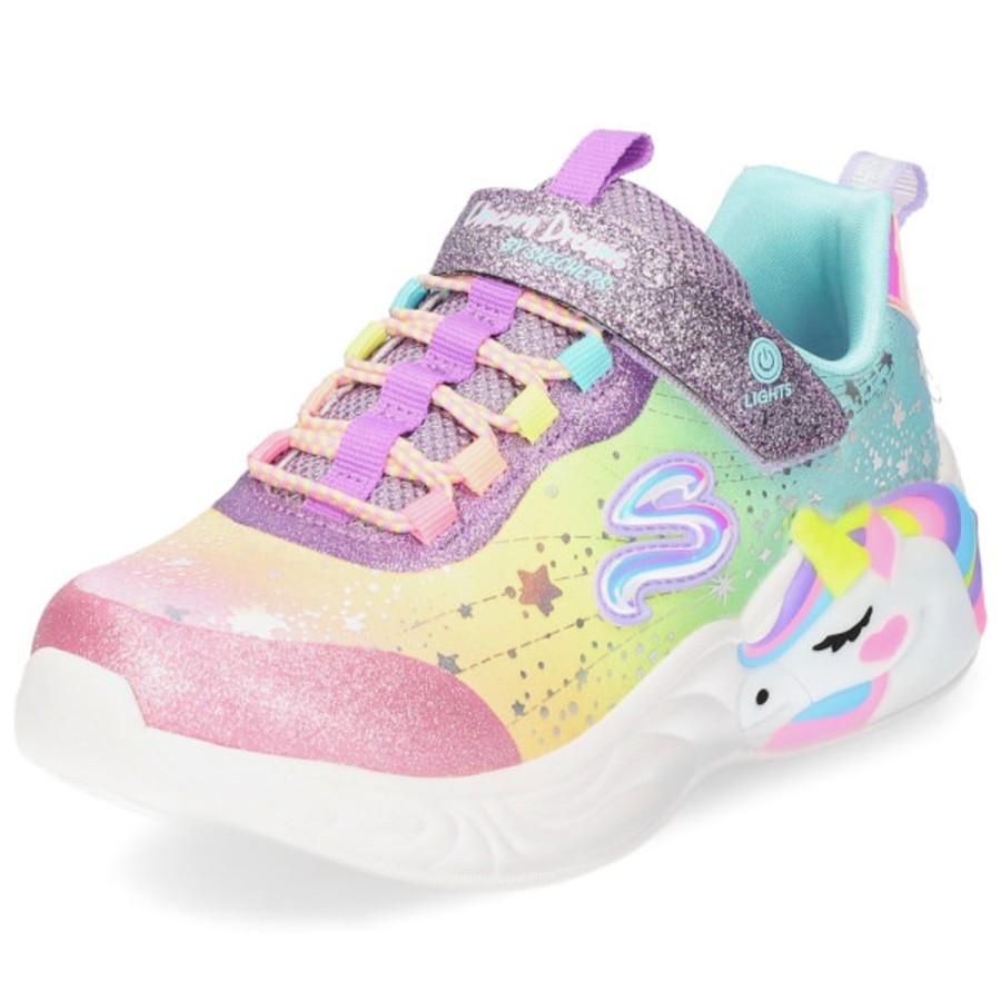 Kinder Skechers Halbschuhe | Skechers Sneaker Low Unicorn Dreams