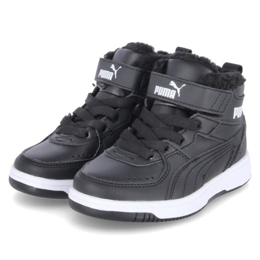 Kinder Puma Stiefel & Stiefeletten | Puma High Sneaker Rebound Joy Fur Jr