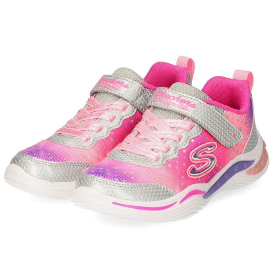 Kinder Skechers Halbschuhe | Skechers Sneaker Low Power Petals - Painted Daisy