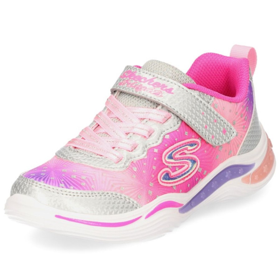 Kinder Skechers Halbschuhe | Skechers Sneaker Low Power Petals - Painted Daisy