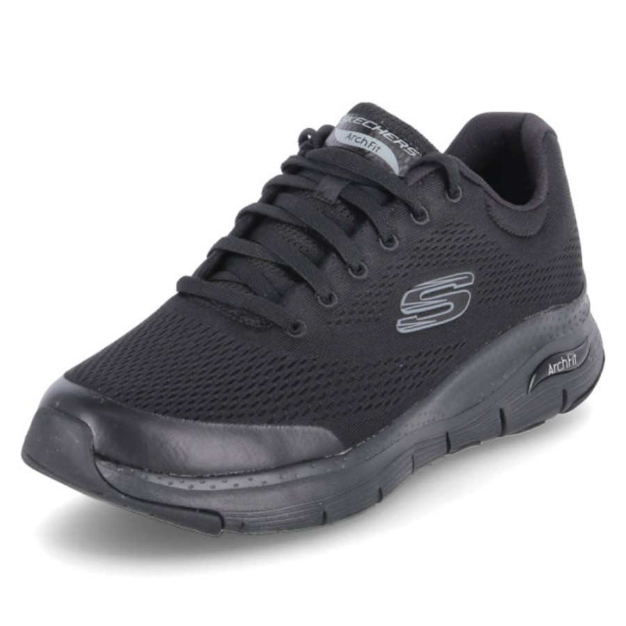 Herren Skechers Halbschuhe | Skechers Low Sneaker Arch Fit