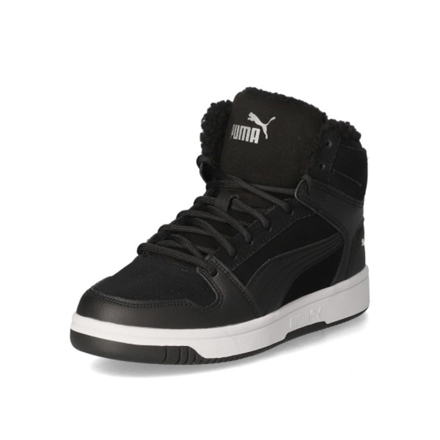 Kinder Puma Stiefel & Stiefeletten | Puma High Sneaker Rebound Layup Fur Sd