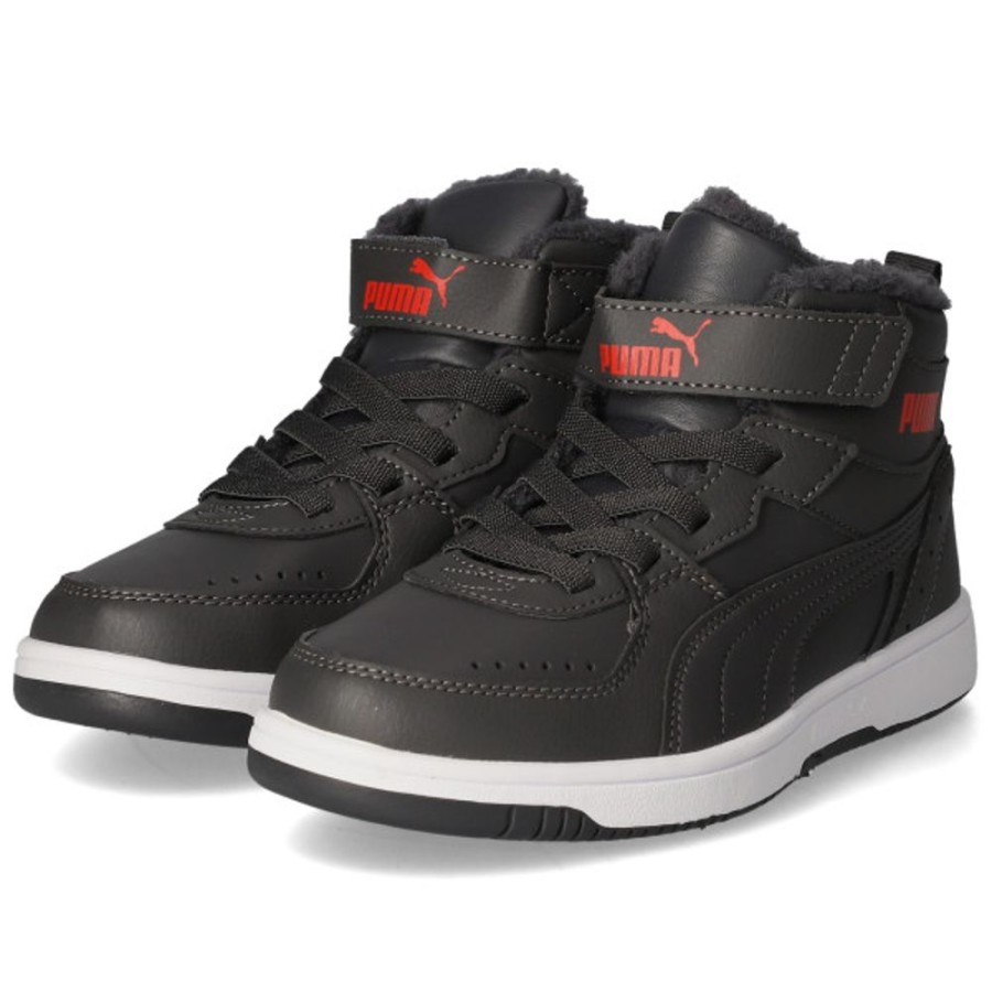 Kinder Puma Stiefel & Stiefeletten | Puma High Sneaker Rebound Joy Fur