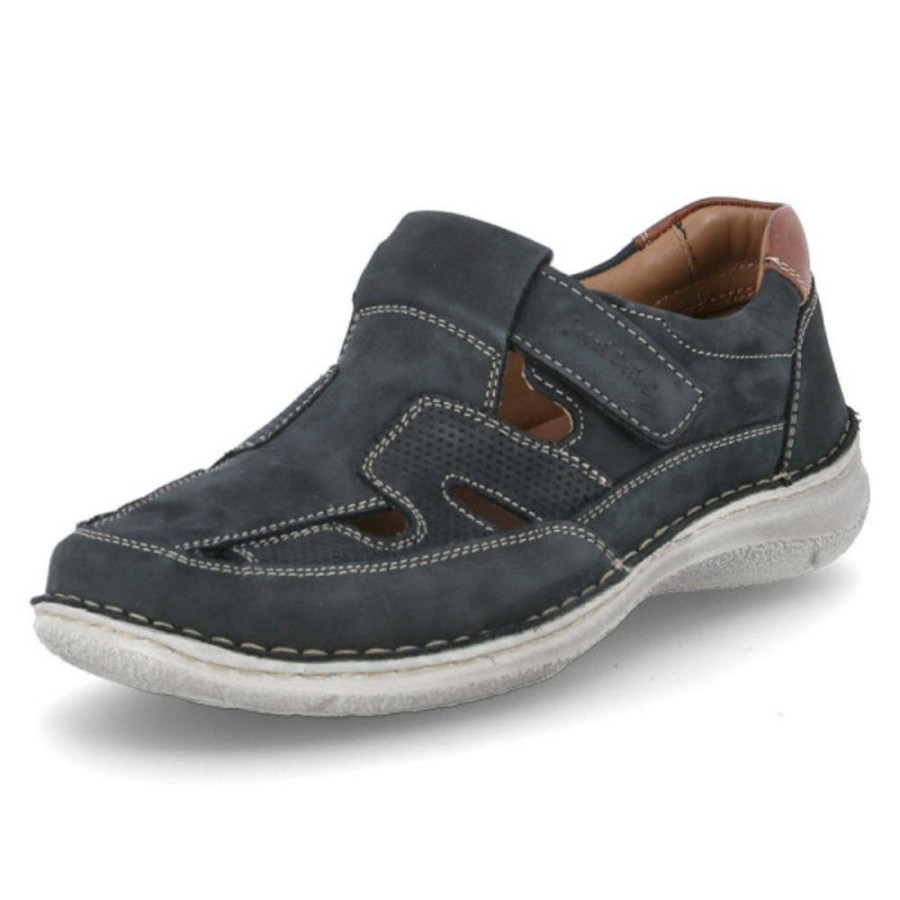 Herren Josef Seibel Halbschuhe | Josef Seibel Halbschuhe Anvers 81 Blau