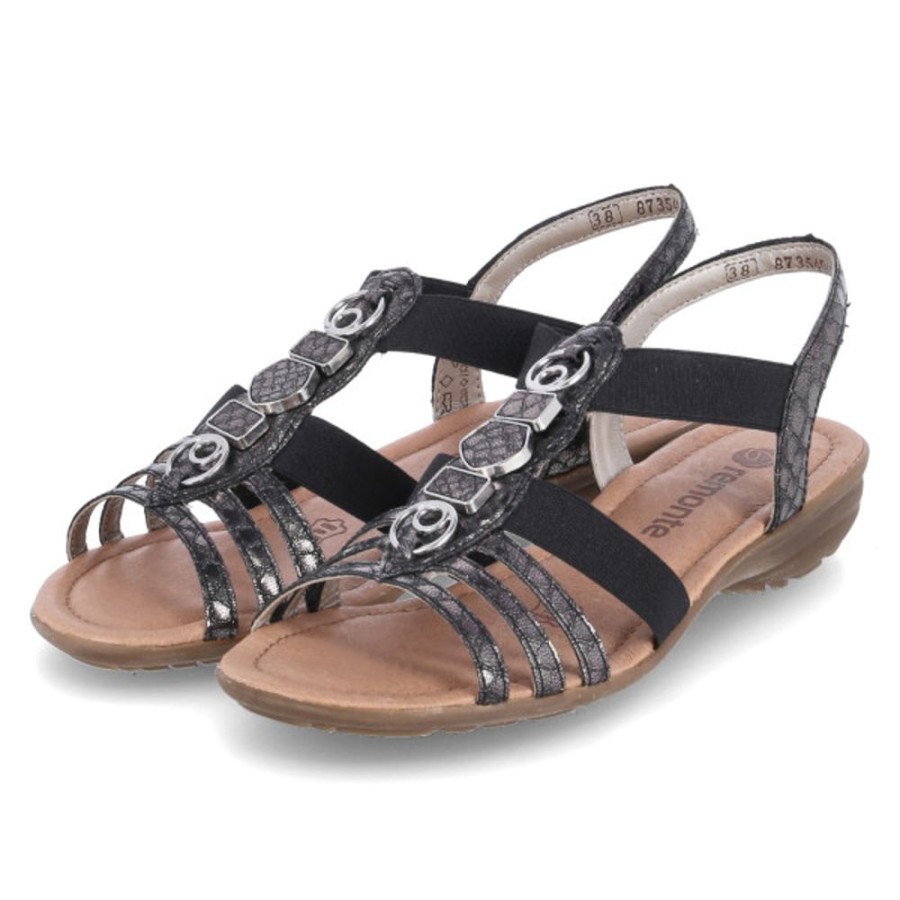 Damen Remonte Sandalen | Remonte Sandalen Reptile 1