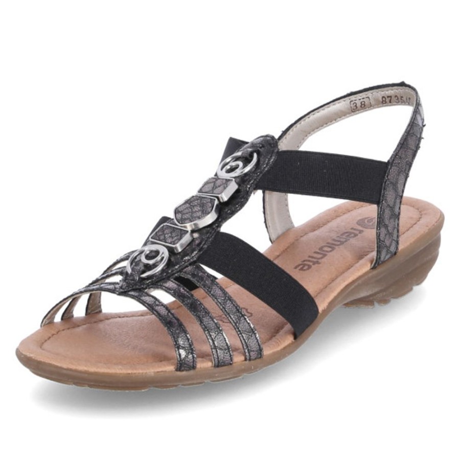 Damen Remonte Sandalen | Remonte Sandalen Reptile 1