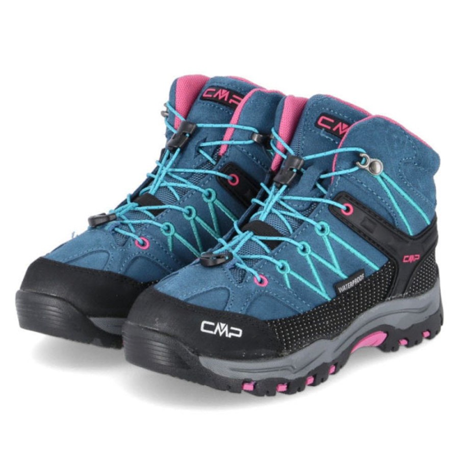 Kinder CMP Outdoorschuhe | Cmp Trekkingschuhe Kids Rigel Trekking Blau